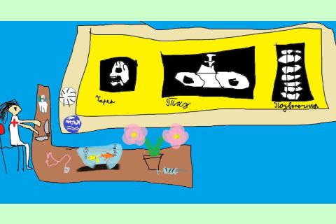 рисунок Артема Суздальницкого (8 лет), г. Иркутск. Призер конкурса