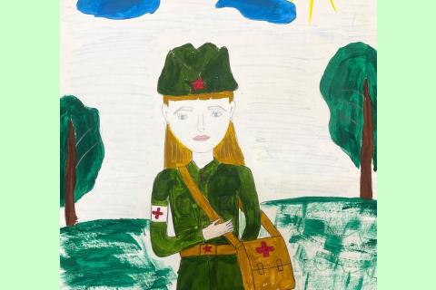 рисунок Карины Ёлгиной (8 лет), г. Иркутск. Призер конкурса